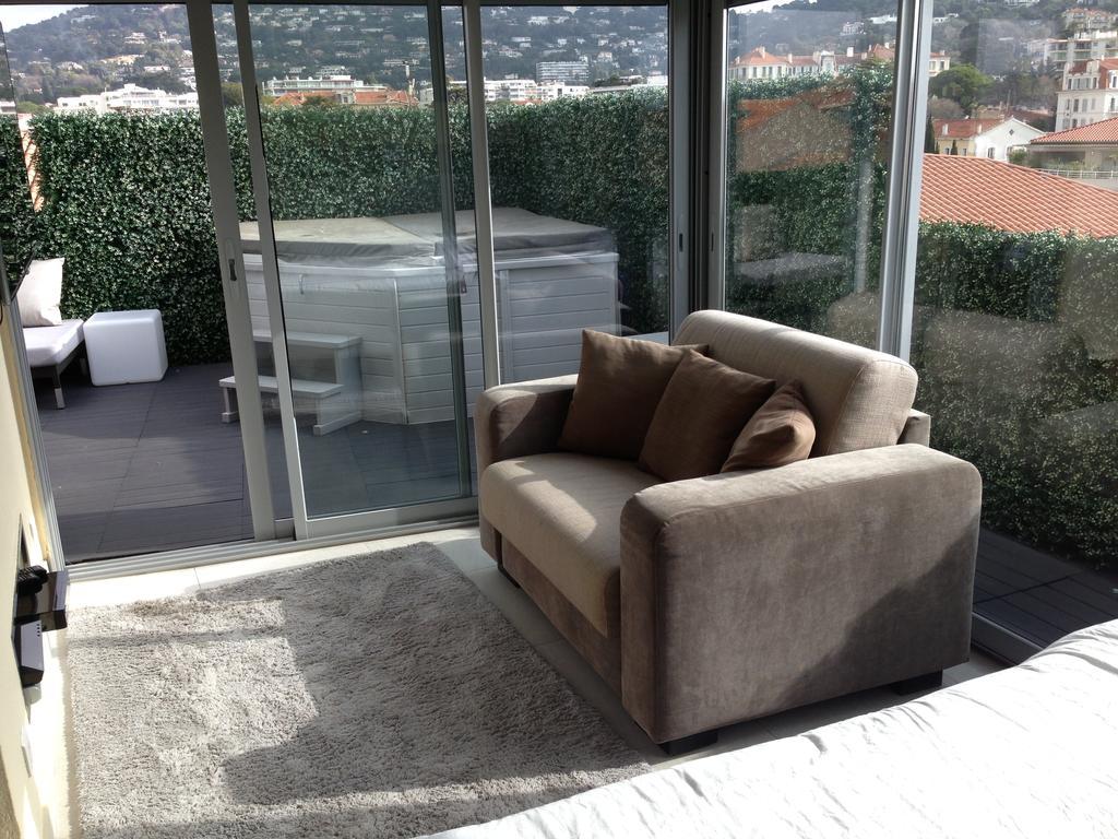 Penthouse With Jacuzzi On The Big Terrace Apartment Cannes Luaran gambar
