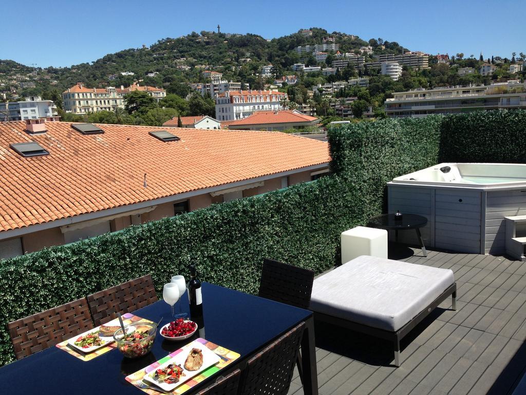 Penthouse With Jacuzzi On The Big Terrace Apartment Cannes Luaran gambar